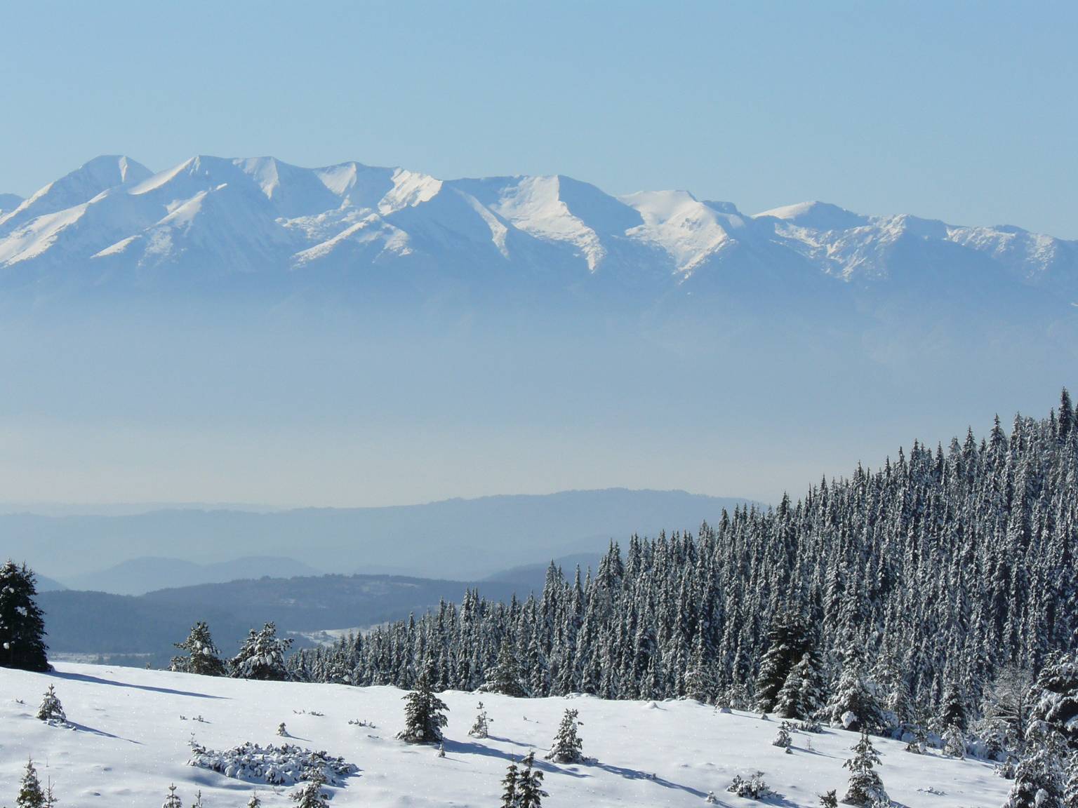 Рила през зимата